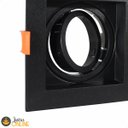 Ver imagem 2 de Spot Recuado 7,5x7,5x4,1cm Gu10 Mr11s Preto Ip20 Lumier