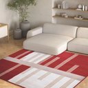 Ver imagem 2 de Tapete Sala / Quarto Desenhado Renaissance Liberia Vermelho 10 - 100 X 150 Cm - J. Serrano
