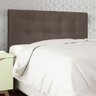 Cabeceira Estofada Cama Box Queen 160 Cm Cristal Suede:suede Marrom - 2