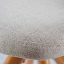 Ver imagem 3 de Poltrona Giratória Mesa de Jantar Linho e Couríssimo Matelassê