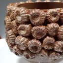 Ver imagem 6 de Vaso Decorativo Enfeite Casa Cerâmica 20x23x23cm Amarelo