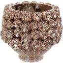 Ver imagem 1 de Vaso Decorativo Enfeite Casa Cerâmica 20x23x23cm Amarelo