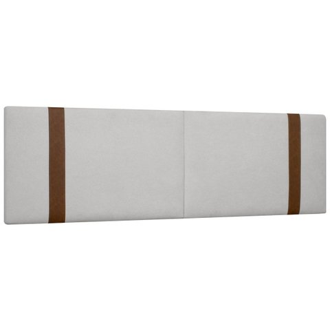 Painel Suspenso Cabeceira Dobrável Pietro para Cama Box Casal 140cm Boucle:bouclê Cinza Claro