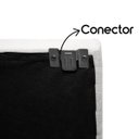 Ver imagem 5 de Painel Suspenso Cabeceira Dobrável Pietro para Cama Box Casal 140cm Boucle:bouclê Cinza Claro