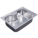 Ver imagem 3 de Cuba Cozinha Gourmet Aço Inox Luxo com Valvula 60 X 42 Cm - Levo