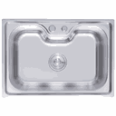 Ver imagem 1 de Cuba Cozinha Gourmet Aço Inox Luxo com Valvula 60 X 42 Cm - Levo