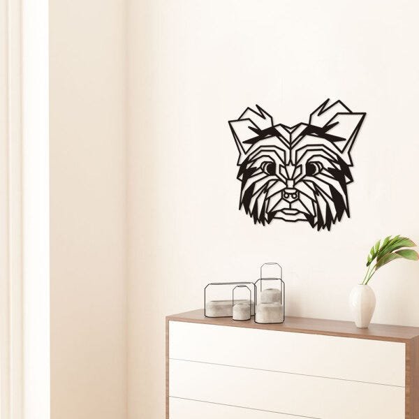 Quadro Mosaico Shih tzu MDF - 1