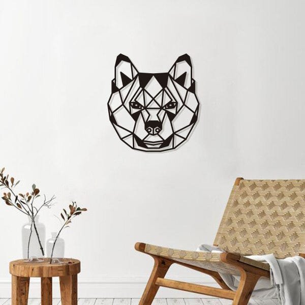 Quadro Decorativo Pet Mosaico Akita Inu MDF - 1