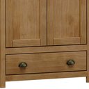 Ver imagem 7 de Guarda Roupa Solteiro 2 Portas 1 Gaveta Madeira Maciça Mazzaro F06 Freijó - Lyam Decor