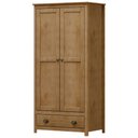 Ver imagem 6 de Guarda Roupa Solteiro 2 Portas 1 Gaveta Madeira Maciça Mazzaro F06 Freijó - Lyam Decor