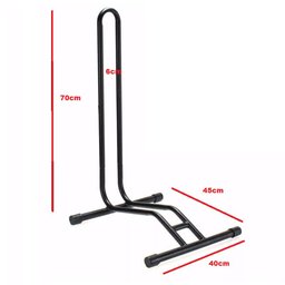 Suporte De Bicicleta P/chão - Modelo Aro 29 C/ Apoio P/ Duas bikes - 3