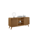 Ver imagem 1 de Buffet Aparador Riviera 165cm – Portas Ripadas e Pés Palito