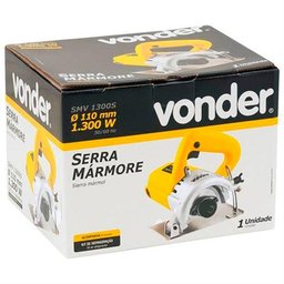 Serra Mármore 4.1/2 POL 1300W SMV 1300 S VONDER + Disco Diamantado - 4