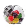 Baleiro Retrô De Vidro Com Tampa Inox 2,4 Litros Euro - 1