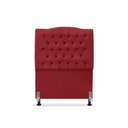 Ver imagem 2 de Cabeceira de Cama Box Solteiro 90 Cm Dunas - Veludo Vermelho.