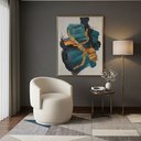 Ver imagem 2 de Poltrona Decorativa Sala Estar Orgânica Beatriz Corino Bege - Montanaris Decor