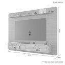 Ver imagem 4 de Painel para TV 65 Polegadas Arcos 182x162cm Detalhes Curvos e Portas Báscula