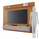 Ver imagem 6 de Painel para TV 65 Polegadas Arcos 182x162cm Detalhes Curvos e Portas Báscula