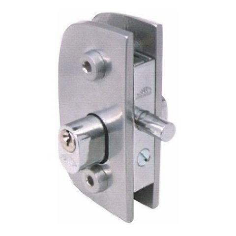 Fechadura Para Porta Vidro De Abrir Pivotante 1520 Cromada