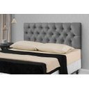 Ver imagem 2 de Cabeceira para Cama Casal Estofada 1.40M Cinza - Rede Móveis