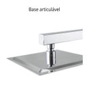 Ver imagem 2 de Ducha Chuveiro para Banheiro Inox 304 20x20 – Inox Prata - Gourmet