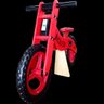 Bicicleta Infantil de Madeira Aro 12 - Bichiclo Vermelha/Vm - 3