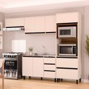 Ver imagem 1 de Armário de Cozinha Modulada Completa 4 Peças 270cm sem Tampo 250029 Koya Politorno Móveis