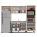 Ver imagem 5 de Armário de Cozinha Modulada Completa 4 Peças 270cm sem Tampo 250029 Koya Politorno Móveis