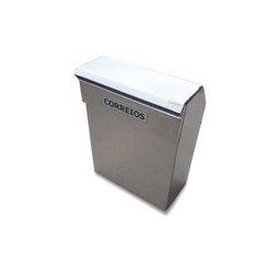 Caixa De Correio Inox Modelo L Para Vidro Valeinox - 1