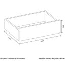 Ver imagem 7 de Cômoda Sapateira Duello 5 Gavetas 1 Porta Cinamomo/off White