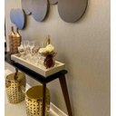 Ver imagem 3 de Bandeja Vidro Branco Decoração Luxo 60x30