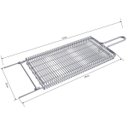 Ver imagem 2 de Grelha Aramada Churrasco Para Pão De Alho Qualinox