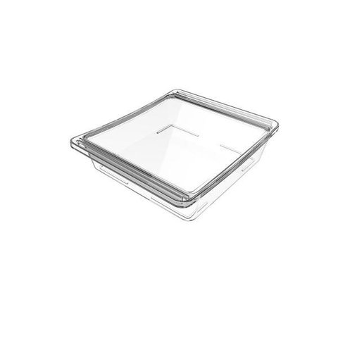 Travessa Quadrada 1,9 L Com Tampa Hermética Cristal Crippa