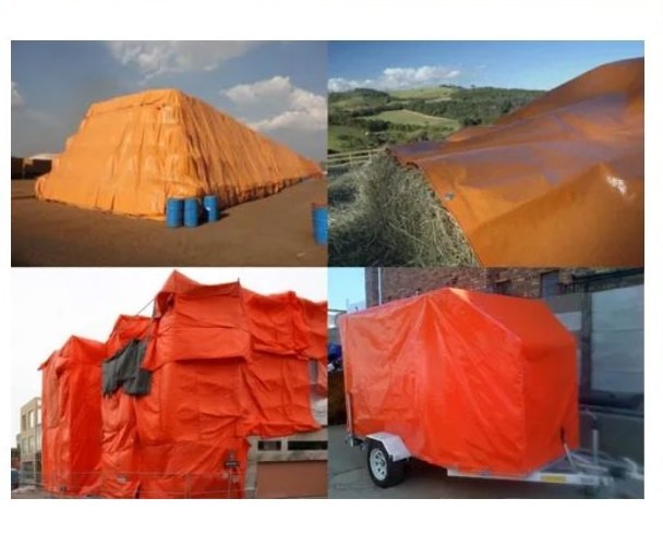 Lona Polietileno Laranja 6x6 100 Micras Vila - 3