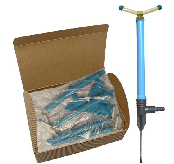 Kit 4 peças de aspersor AR-25 - Rotativo em alumínio - 1