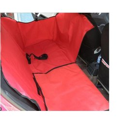 Kit capa protetora dobrável Pet para carros Vermelha- G - 2