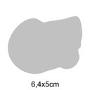 Ver imagem 3 de Adesivo Decorativo em Relevo Fácil Aplicação Boca Cereja Cor Branco