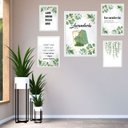 Ver imagem 2 de Composição 5 Quadros para Lavanderia:madeira Branca
