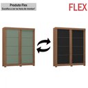 Ver imagem 5 de Guarda-roupa Solteiro Montana 2 Portas 2 Gavetas Freijo Rustico/preto/green Fosco - Atualle Móveis