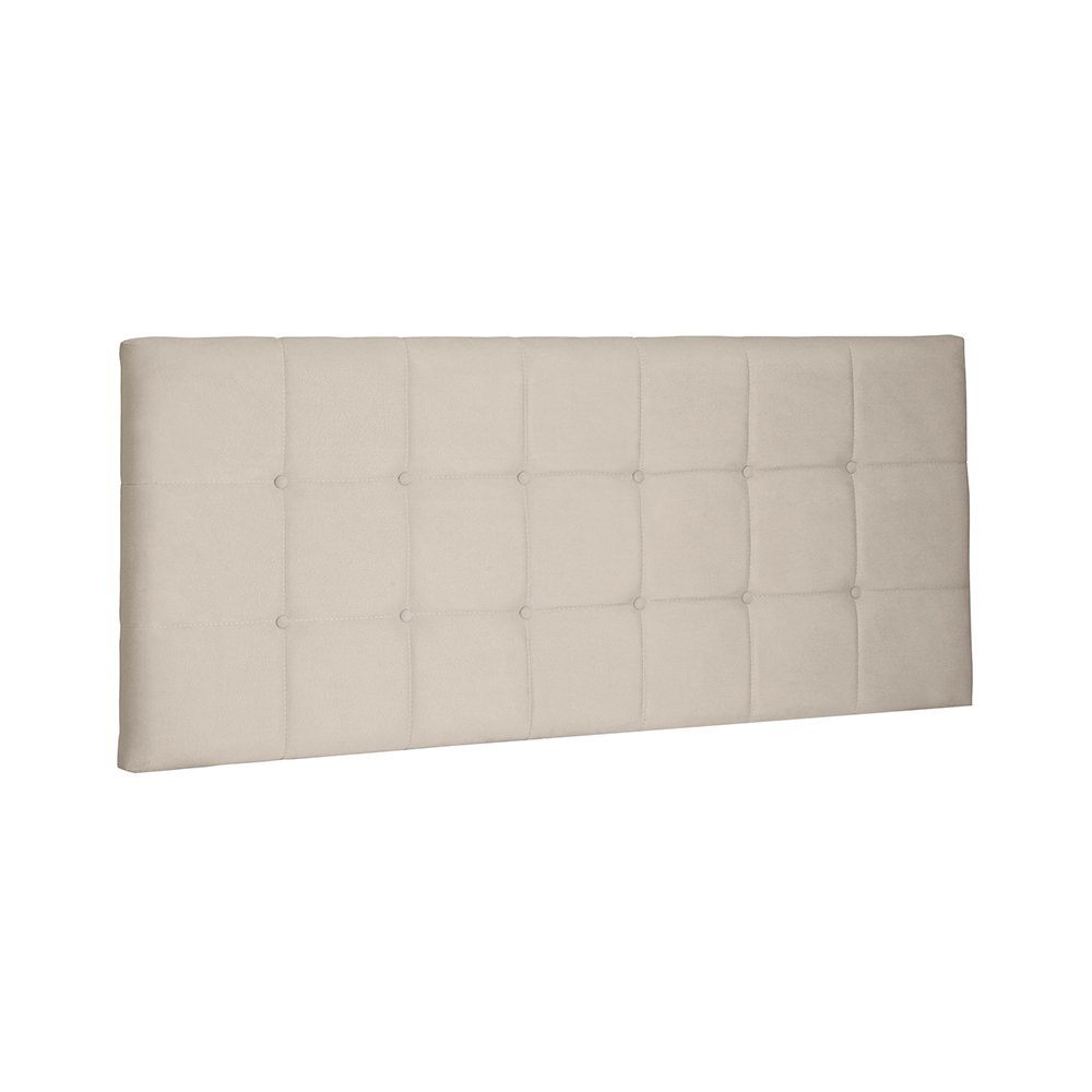 Painel Verona Cama Box Solteiro 90cm Suede Bege - SSX Multicoisas - 2
