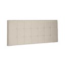 Ver imagem 2 de Painel Verona Cama Box Solteiro 90cm Suede Bege - SSX Multicoisas