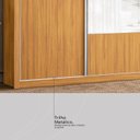 Ver mais imagens de Guarda-roupa Casal 2 Portas 4 Gavetas 100% MDF London Prime Yescasa
