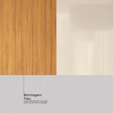 Ver imagem 6 de Guarda Roupa Casal com Espelho 100% MDF 2 Portas de Correr 4 Gavetas London Prime Yescasa Cinamomo