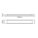 Ver imagem 2 de Luminária LED Slim 200cm 72W 5040LM - 6.500k Luminária LED Slim 200cm 72W 5040LM - 6.500k