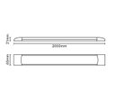 Ver imagem 2 de Luminária LED Slim 200cm 72W 5040LM - 6.500k Luminária LED Slim 200cm 72W 5040LM - 6.500k