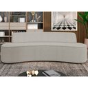 Ver imagem 2 de Sofá 3 Lugares Sala de Estar Cancún D02 Bouclê Bege 180 cm B-62 - Lyam Decor