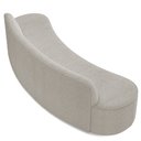 Ver imagem 7 de Sofá 3 Lugares Sala de Estar Cancún D02 Bouclê Bege 180 cm B-62 - Lyam Decor