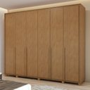 Ver imagem 2 de Guarda-roupa 6 Portas 6 Gavetas 100% Mdf com Pés Imperatore