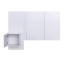 Ver imagem 3 de Cabeceira Solteiro Zurique 1 Porta Branco - Art In Móveis
