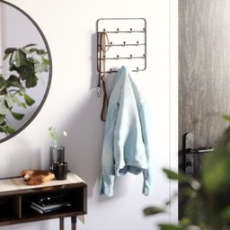 Estique Multi Organizer - Cabideiro para Parede ou Porta Preto - 3